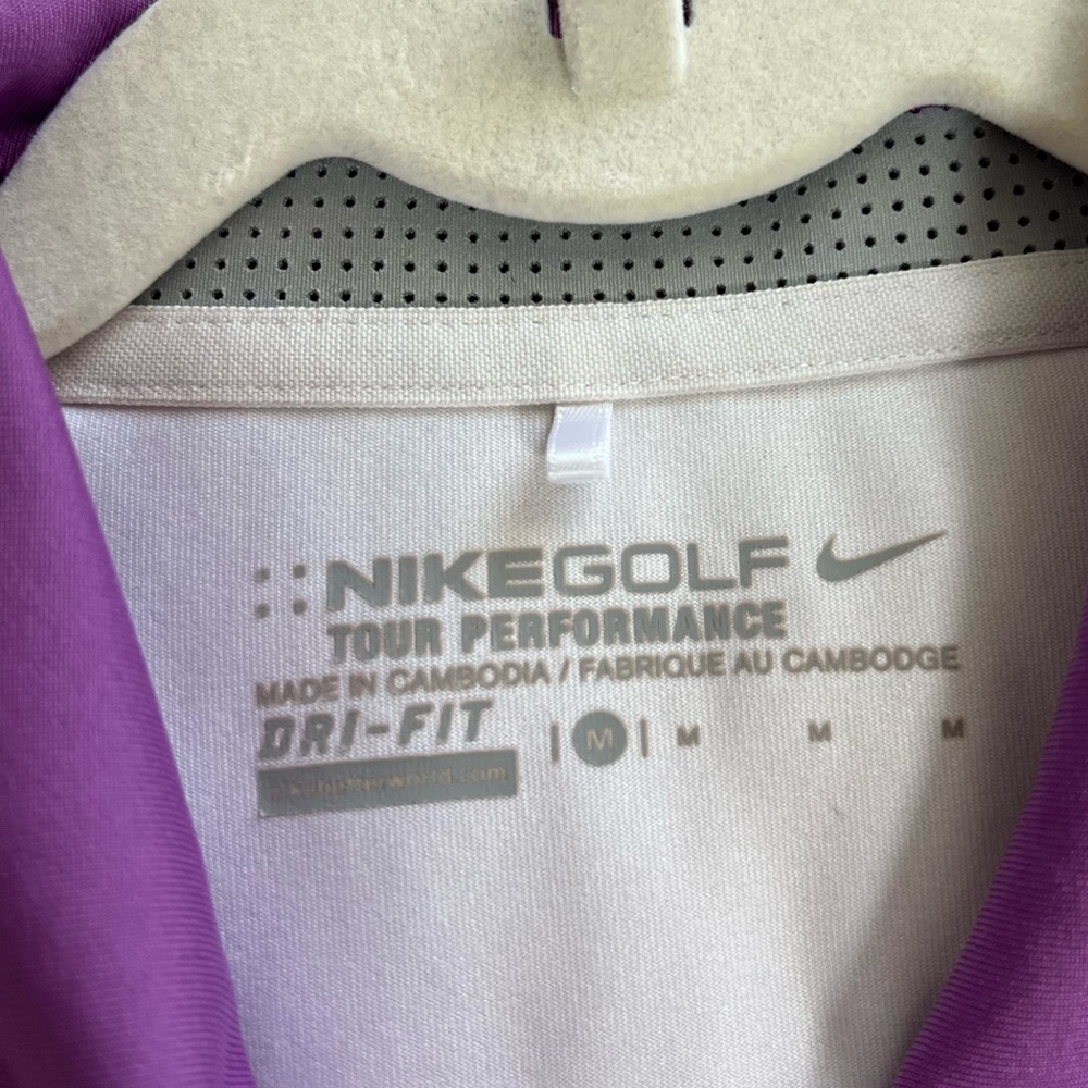 Nike golf Purple and White Patterned‎ Tank Top - Picture 2 of 10